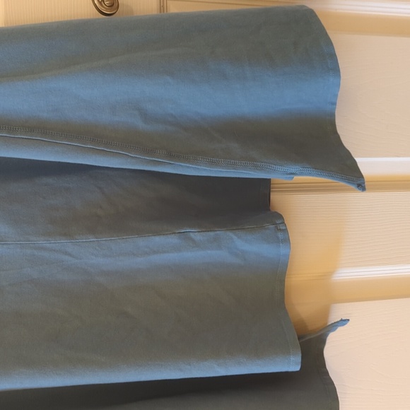 Prairie Cotton blue A-line skirt, Small. - Picture 3 of 4